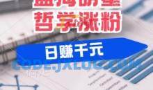 蓝海赛道明星哲学：小白逆袭日入几张，平台分成秘籍，轻松涨粉