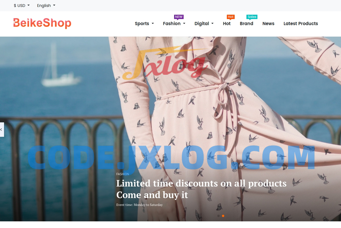 BeikeShop多国语言多货币商城系统源码基于Laravel框架