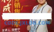 销售女神徐鹤宁《如何成为世界销售冠军》销售技巧视频