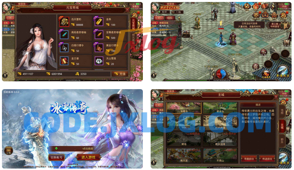 冰雪传世：经典角色扮演PK类三职业传世手游，最新打包的Linux服务端，通用视频架设教程