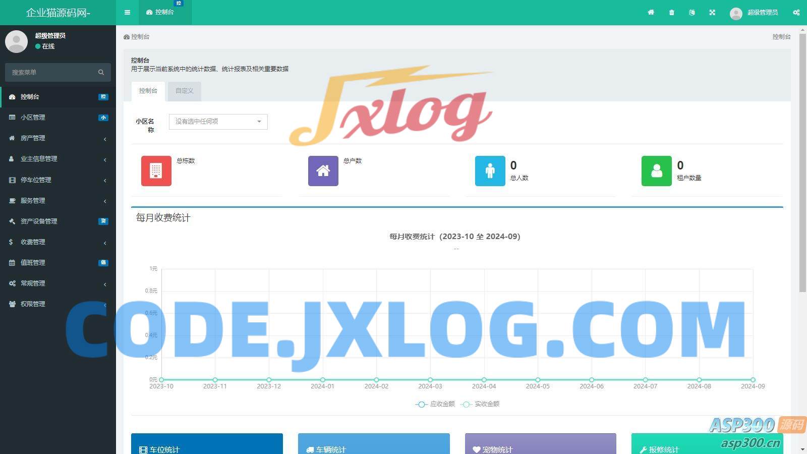 功能超全的物业管理系统 可管理多小区 php源码 功能超全的物业管理系统 可管理多小区 php源码