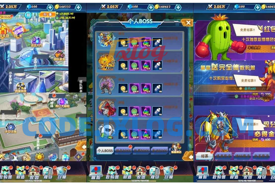 宠物精灵H5版，三网回合制卡牌游戏。附带WIN学习手工服务端、通用语音视频教程