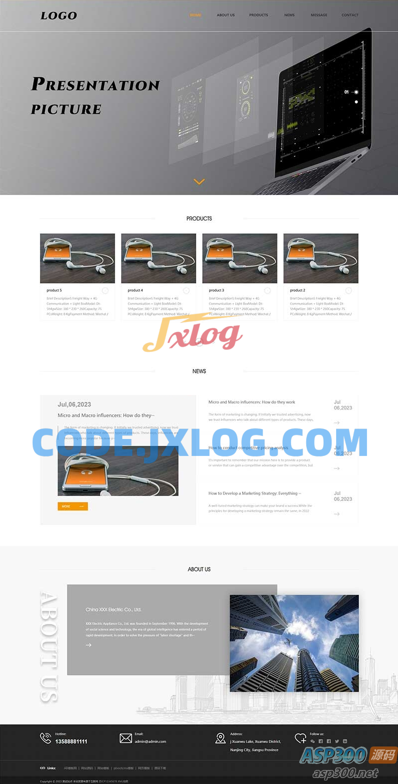 (自适应手机端) 企业通用电子产品外贸网站源码 英文外贸网站pbootcms模板 (自适应手机端) 企业通用电子产品外贸网站源码 英文外贸网站pbootcms模板