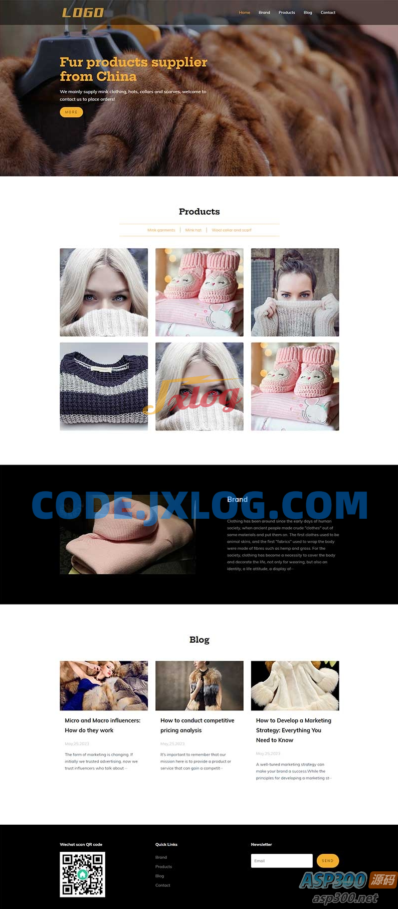 (自适应手机端)外贸英文网站源码 女装服装类外贸网站pbootcms模板 (自适应手机端)外贸英文网站源码 女装服装类外贸网站pbootcms模板