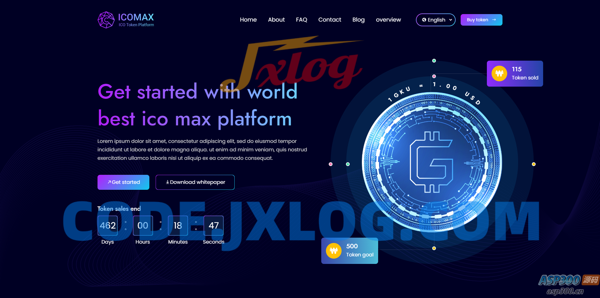 虚拟币代币销售拍卖平台 数字资产交易平台 拍卖销售模式 销售拍卖竞价平台