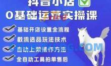 白马电商·0基础抖店运营实操基础课
