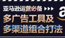亚马逊运营必备，多广告工具及多渠道组合打法