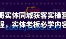 文哥实体同城获客实操营课程，实体老板必学内容