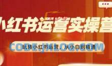 2024小红书运营实操营，​从入门到精通，完成从0~1~100