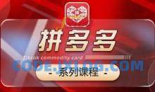 2024拼多多系列课，【基础】【运营】【活动】【推广】【玩法】5大模块