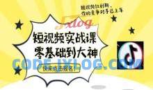 短视频零基础落地实操训练营，短视频实战课零基础到大神