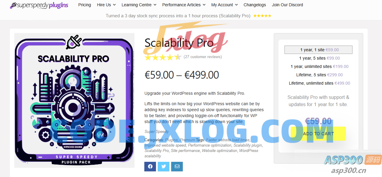 WordPress 数据库优化插件开心免费版–Scalability Pro v5.64 WordPress 数据库优化插件开心免费版–Scalability Pro v5.64