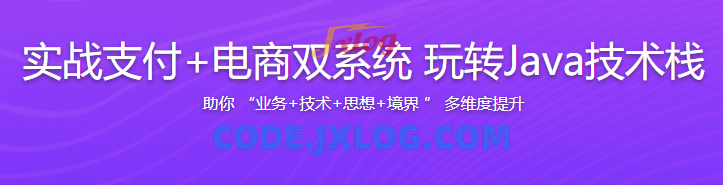 实战支付+电商双系统 玩转Java技术栈 实战支付+电商双系统 玩转Java技术栈