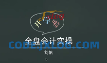 全盘会计实操账务处理做账报税