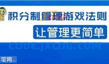 宅男·积分制企业管理法则，让你从0到1，从1到N+，玩转积分制管理