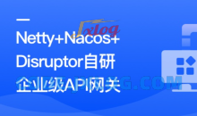 Netty+Nacos+Disruptor自研企业级API网关