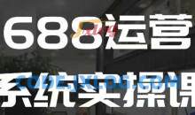 1688高阶运营系统实操课，快速掌握1688店铺运营的核心玩法