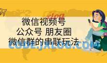 微信视频号、公众号、朋友圈、微信群的串联玩法，组合打造自媒体私域流量