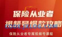 保险从业者视频号爆款攻略，保险从业者专属视频号课程量身定制引流与成交路径
