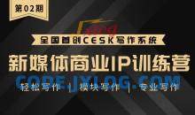 新媒体商业IP训练营-第2期