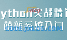 Python实战精讲萌新系统入门教程