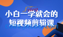 小白一学就会的短视频剪辑课程