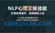NLP心理实操技能线上课咨询高手