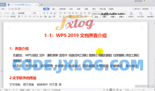 WPS2019表格制作Word文字排版处理