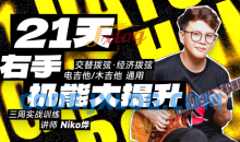 【哎呀音乐】Niko小烨-21天右手机能大提升+21天左手机能大提升