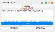 全网短视频去水印XX短视频去水印v1.1