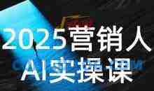 2025营销人AI实操课，AI营销抢跑实战，从Prompt到方案，效率碾压同行