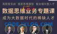 职问《数据思维业务实战课》