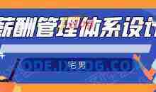 宅男·薪酬管理体系设计：绝对能落地，能实行，有效果（8节小课+资料汇总）