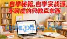 大脸陈自学秘籍，自学实战派，不聊虚的只教真东西