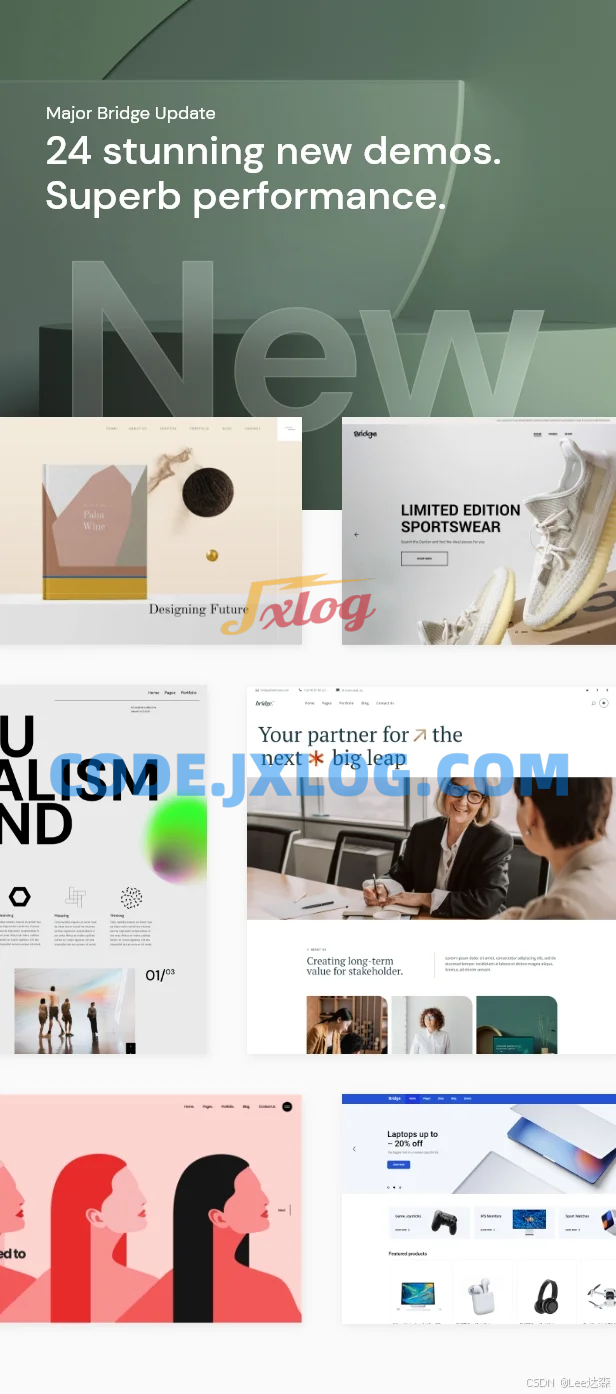 WordPress商城主题Bridge主题 v30.1外贸独立站模板 含demo插件 WordPress商城主题Bridge主题 v30.1外贸独立站模板 含demo插件
