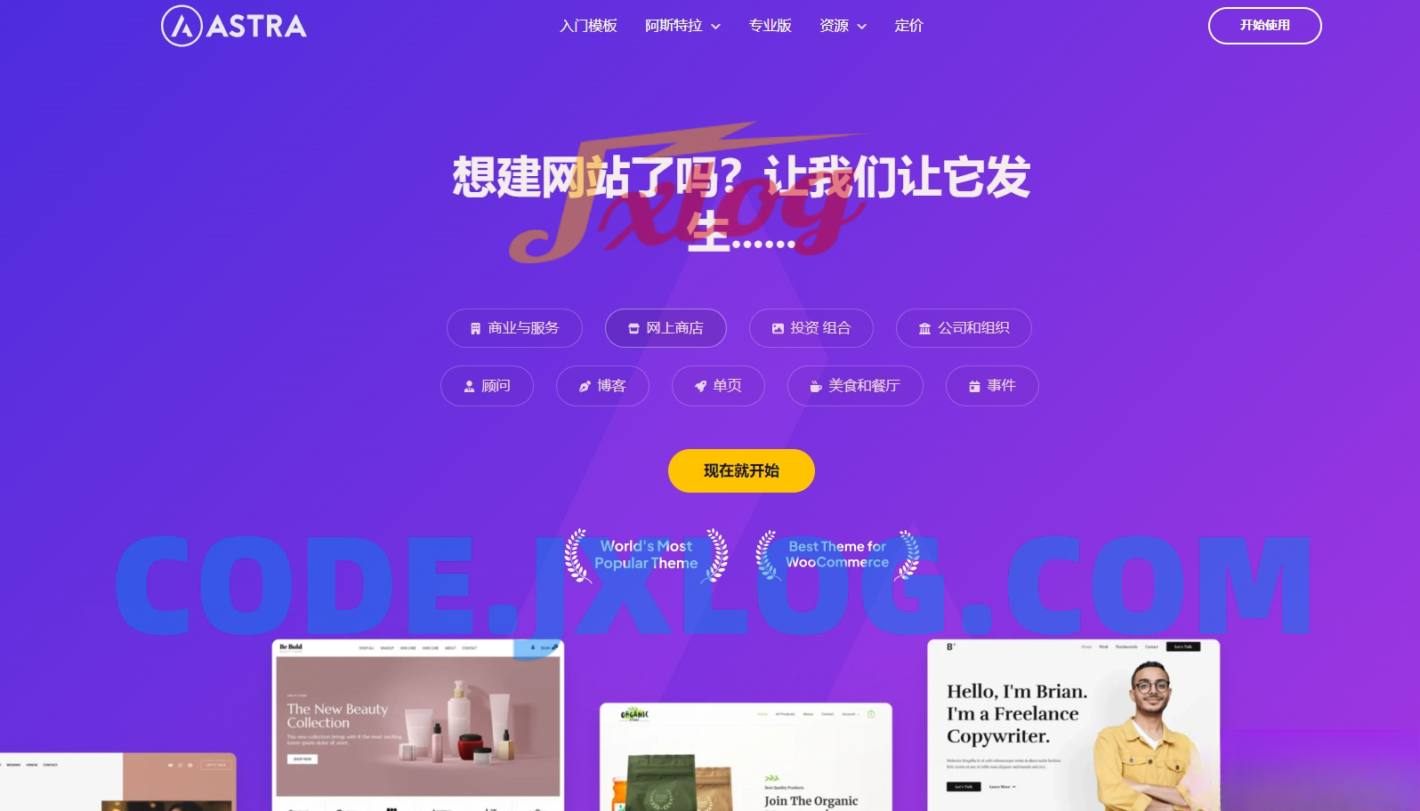 Astra独立站全套主题整理 带pro版插件