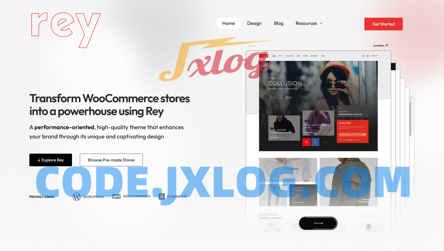 WordPress主题–Rey v3.1.6 破解版下载，WooCommerce 主题