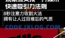 Chic原醉《现象级女孩养成术，快速吸引力法则》