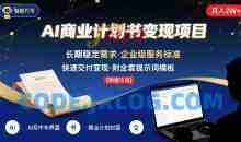 AI代写商业计划书，主打长期稳定，快速变现【附提示词】