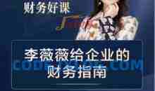 李薇薇给企业的财务指南-老板财务总监高管必看