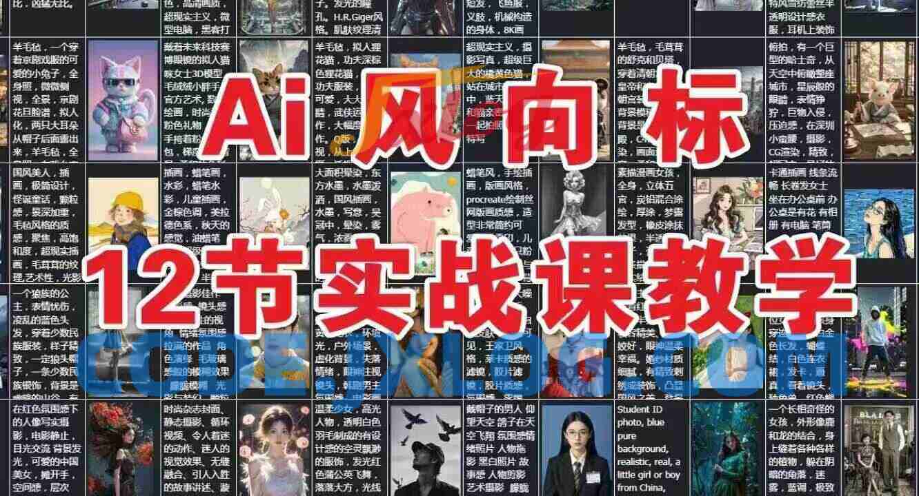 AI风向标:12节实战课教学 AI风向标:12节实战课教学