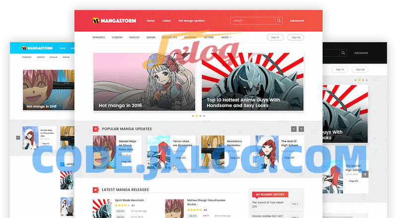 Madara 2.2.2.1主题源码 | 响应式WordPress漫画小说主题模板