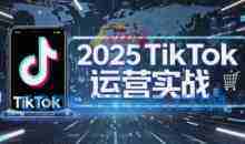2025TikTok电商运营，掌握TikTok店铺运营核心技巧，实现低成本高转化