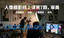 李觅青人像摄影线上课第7期，审美-前期策划-拍摄-人像精修-调色