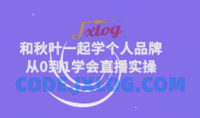 和秋叶一起学个人品牌从0到1学会直播实操