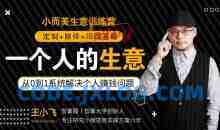 王小飞：一个人的生意，从0到1，系统解决个人赚钱问题