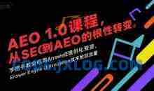 大卫AEO 1.0 课程，从SEO到AE0的基命性转变，手把手教会你用AnswerEngineOptimization技术抢回流量