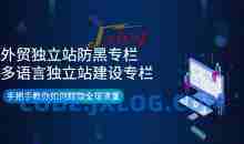外贸独立站防黑专栏+多语言独立站建设专栏