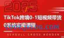 大亿老师TikTok跨境0-1短视频带货，系统拆解TikTok跨境带货全链路，实现跨境可持续盈利