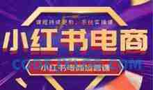 阿静小红书电商课程,小红书电商运营实操课，新手从0~1落地实操